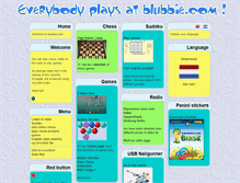 Tablet Screenshot of blubbie.com